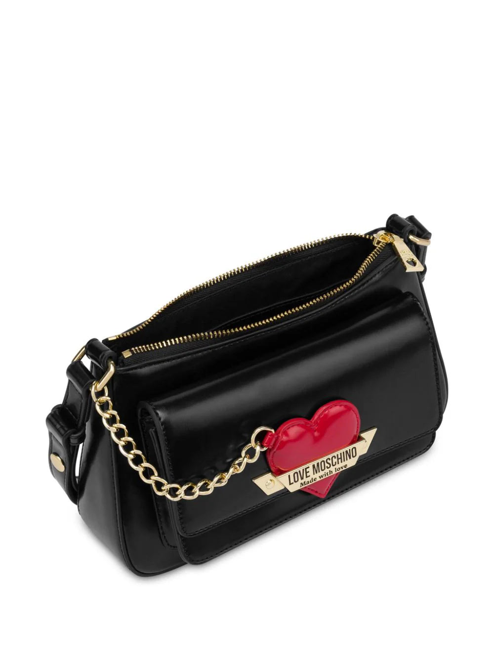 Love Moschino Heart-charm shoulder bag