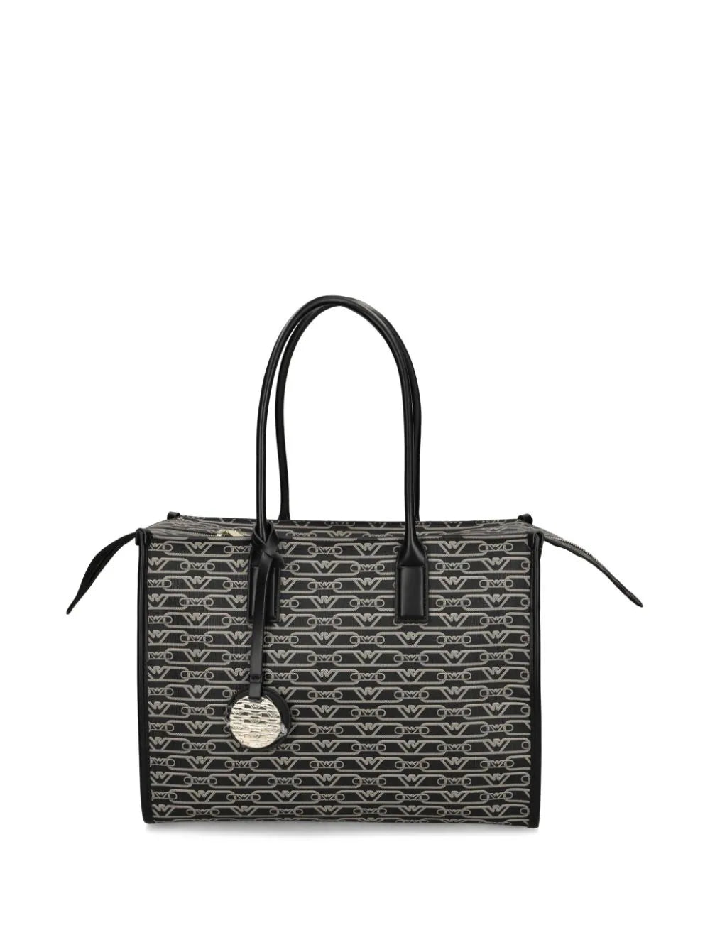 Emporio Armani Jacquard-logo-motif tote bag