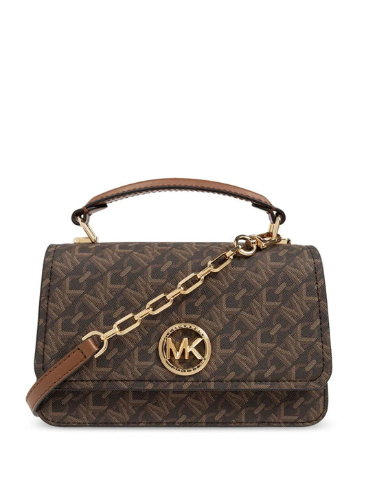 Michael Kors Delancey monogram shoulder bag