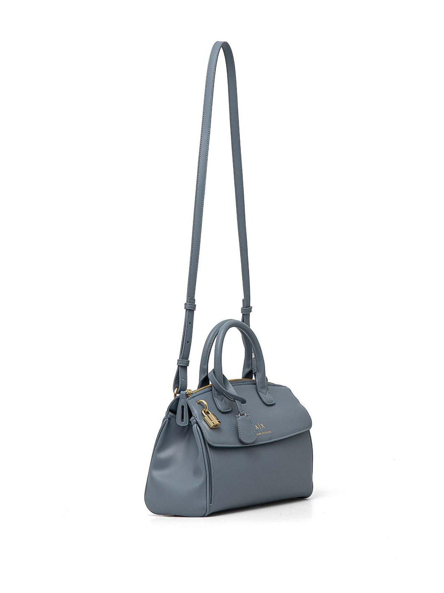 Armani Exchange front flap two-way handbag