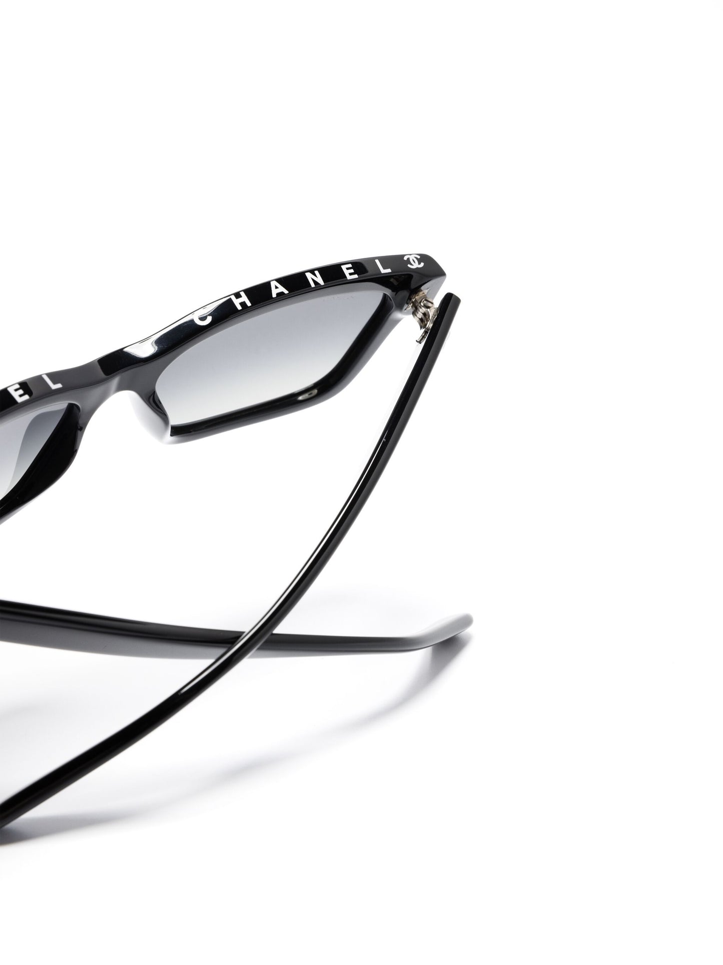 Chanel CC-logo rectangle-frame sunglasses