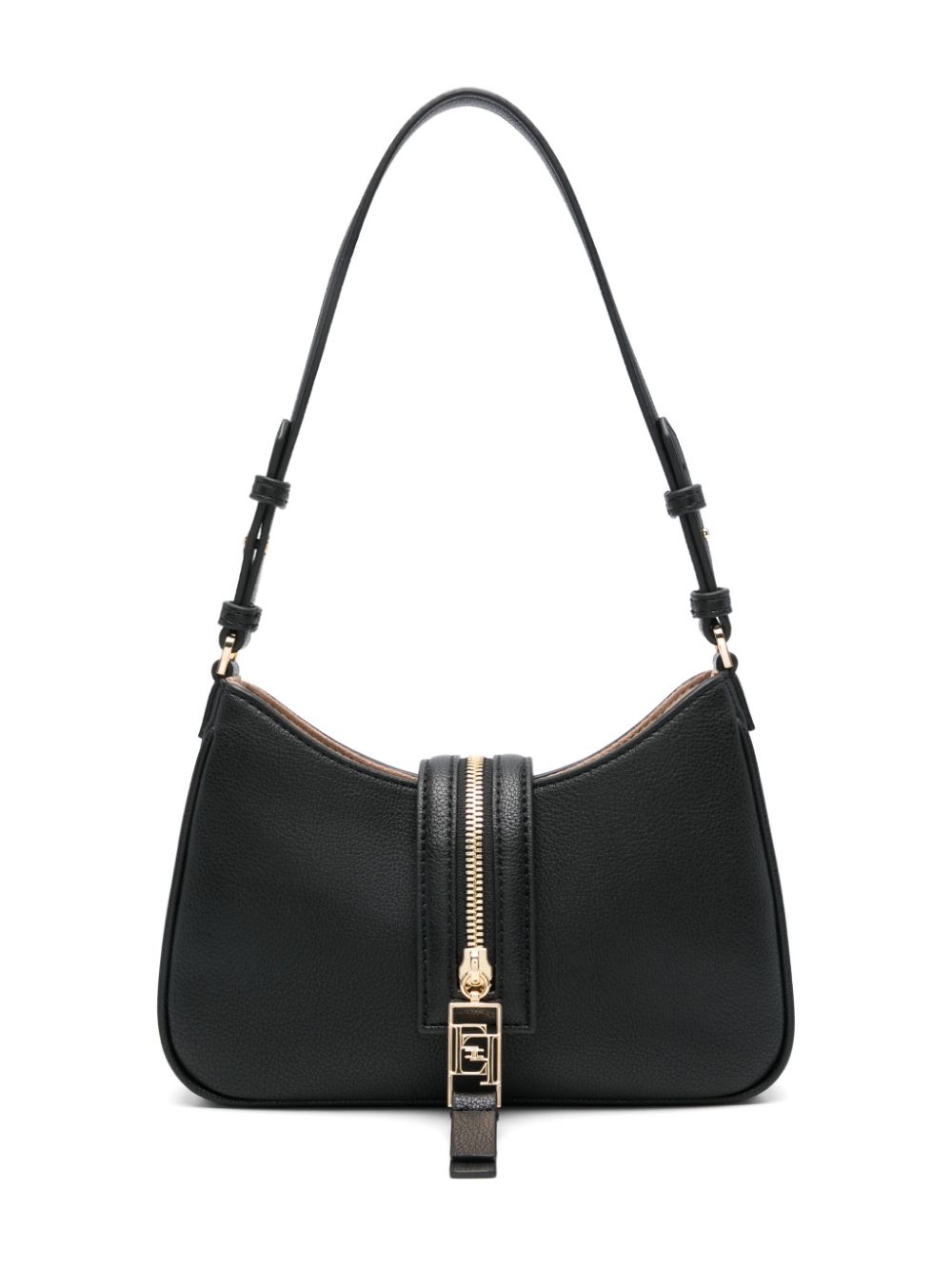 Elisabetta Franchi small zip-strap faux-leather shoulder bag