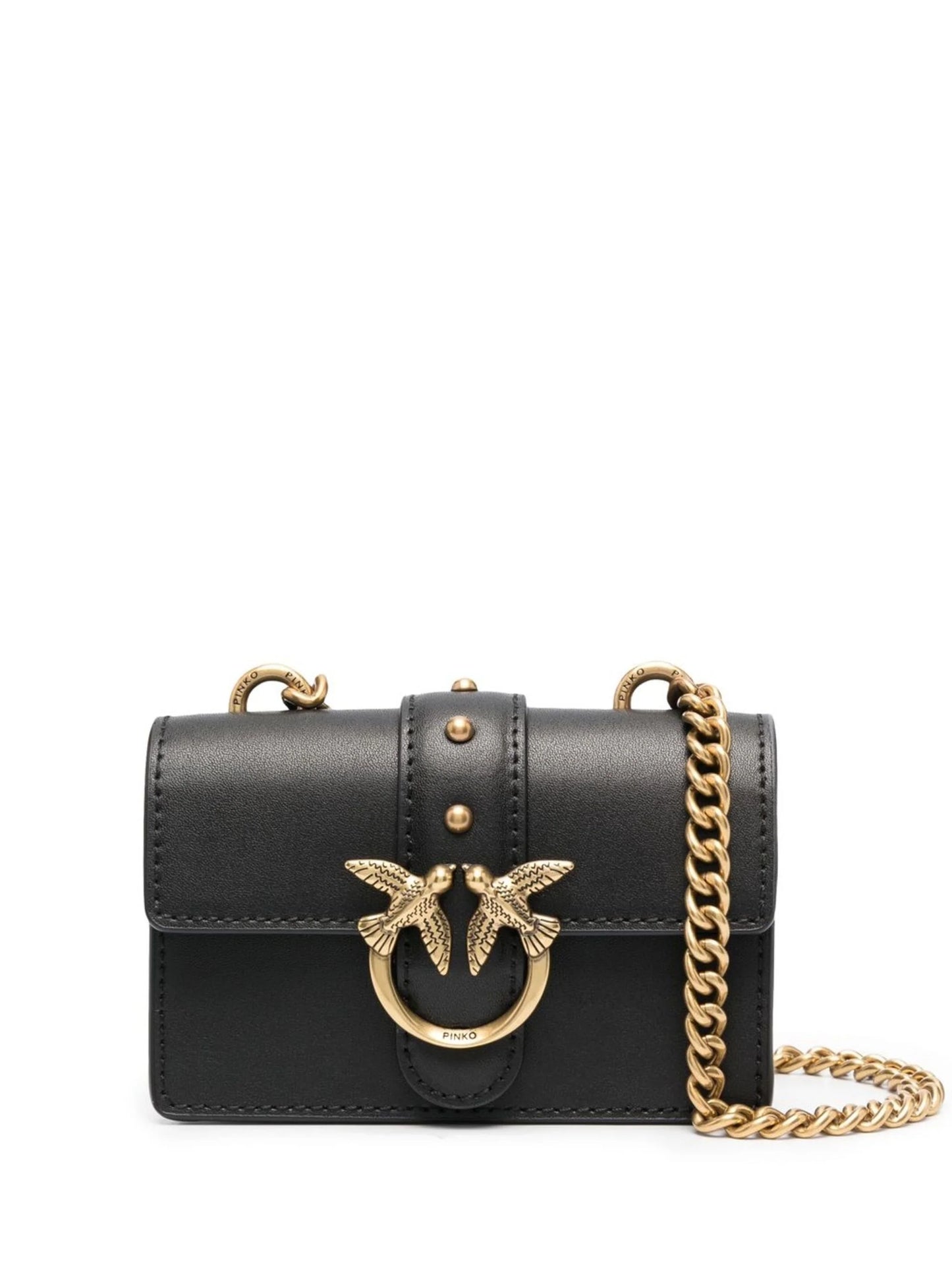 Pinko Love One Micro leather mini bag