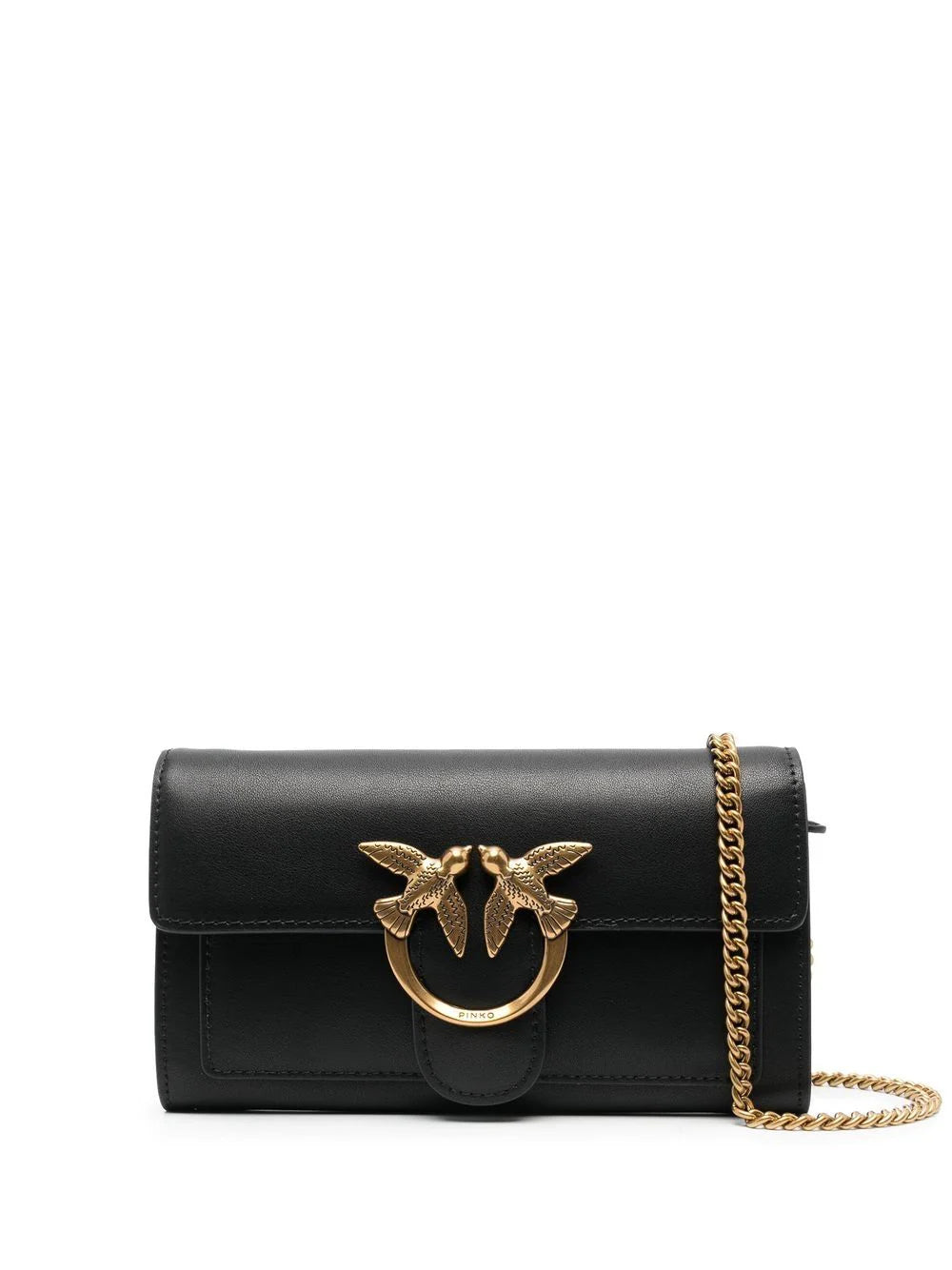 Pinko Love Mini Icon leather crossbody bag