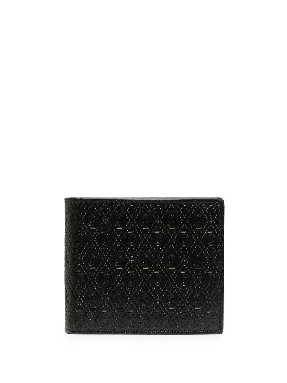 Saint Laurent perforated leather wallet