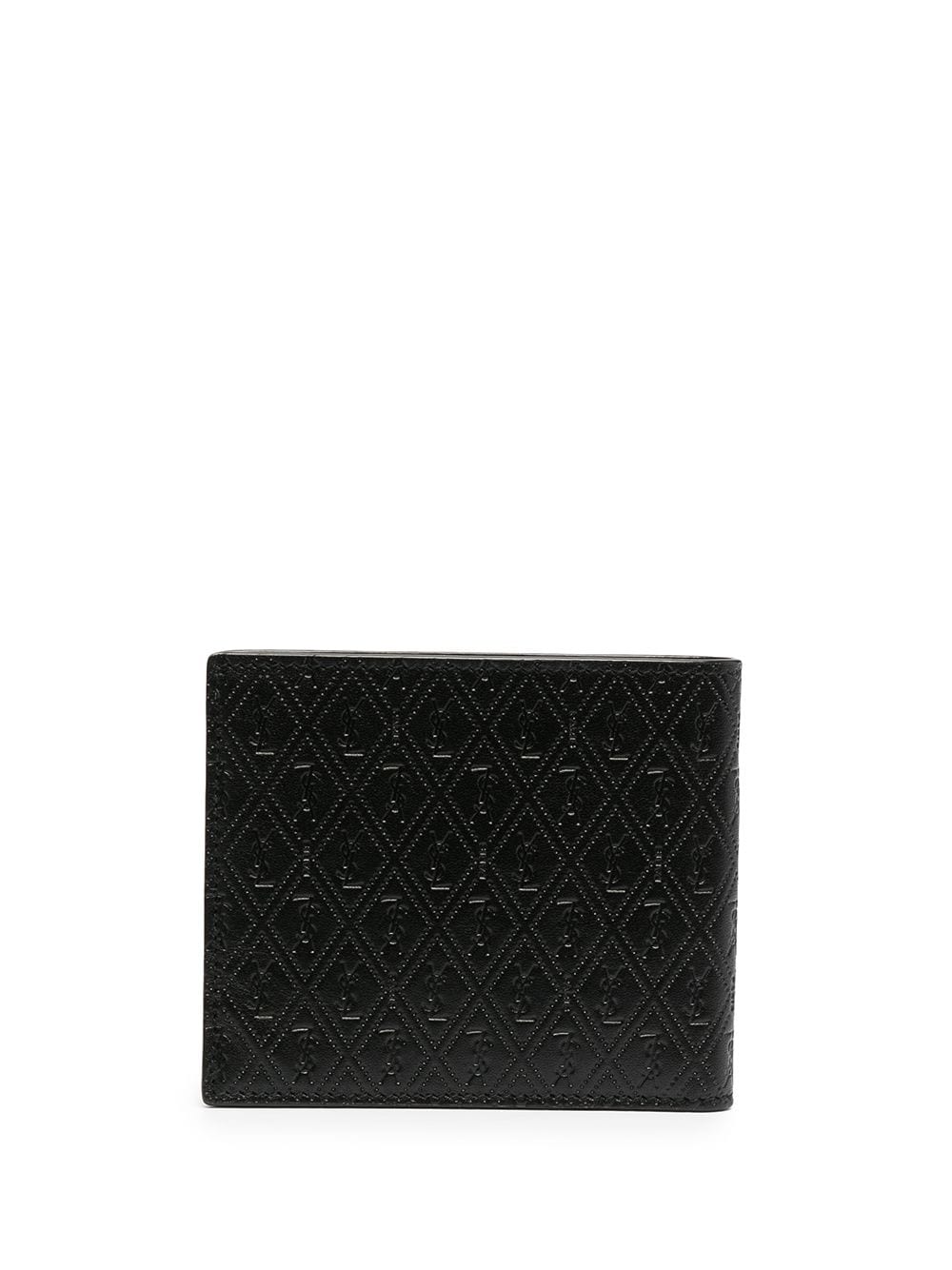 Saint Laurent perforated leather wallet