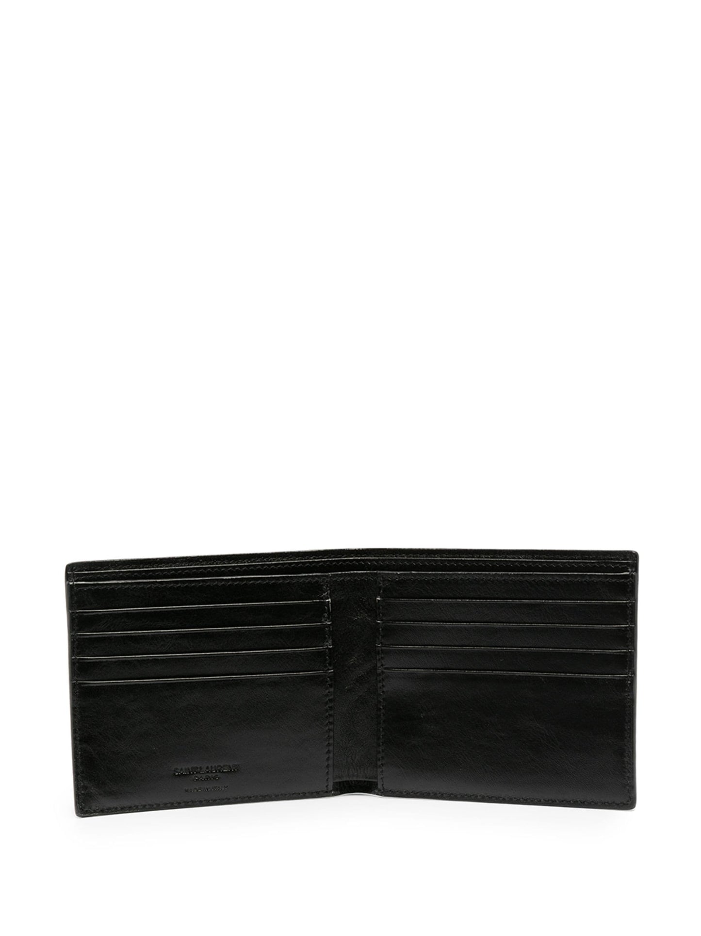 Saint Laurent perforated leather wallet