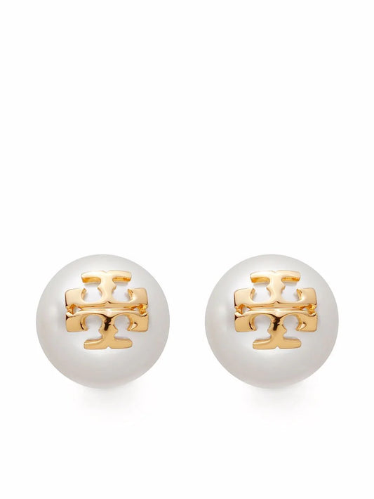 Tory Burch Kira pearl stud earrings