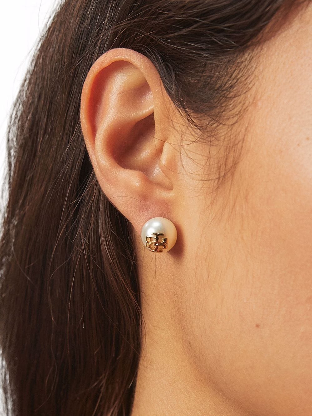 Tory Burch Kira pearl stud earrings