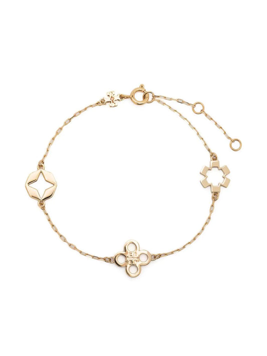 Tory Burch Kira Clover charm bracelet