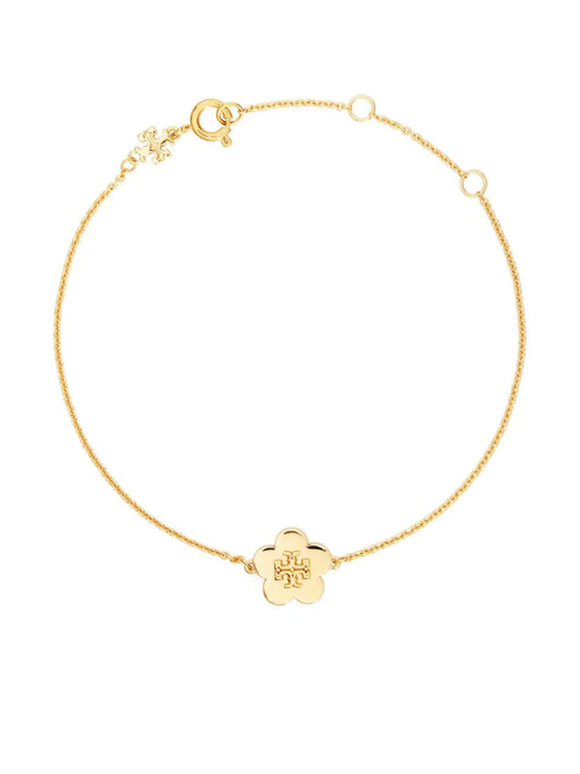 Tory Burch Kira floral-charm bracelet