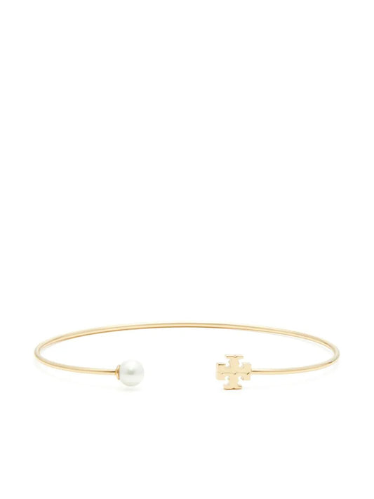 Tory Burch Kira 18kt gold plated cuff bracelet