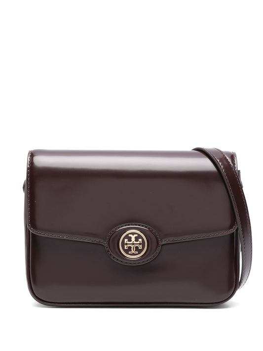 Tory Burch Crosshatched leather shoulder bag