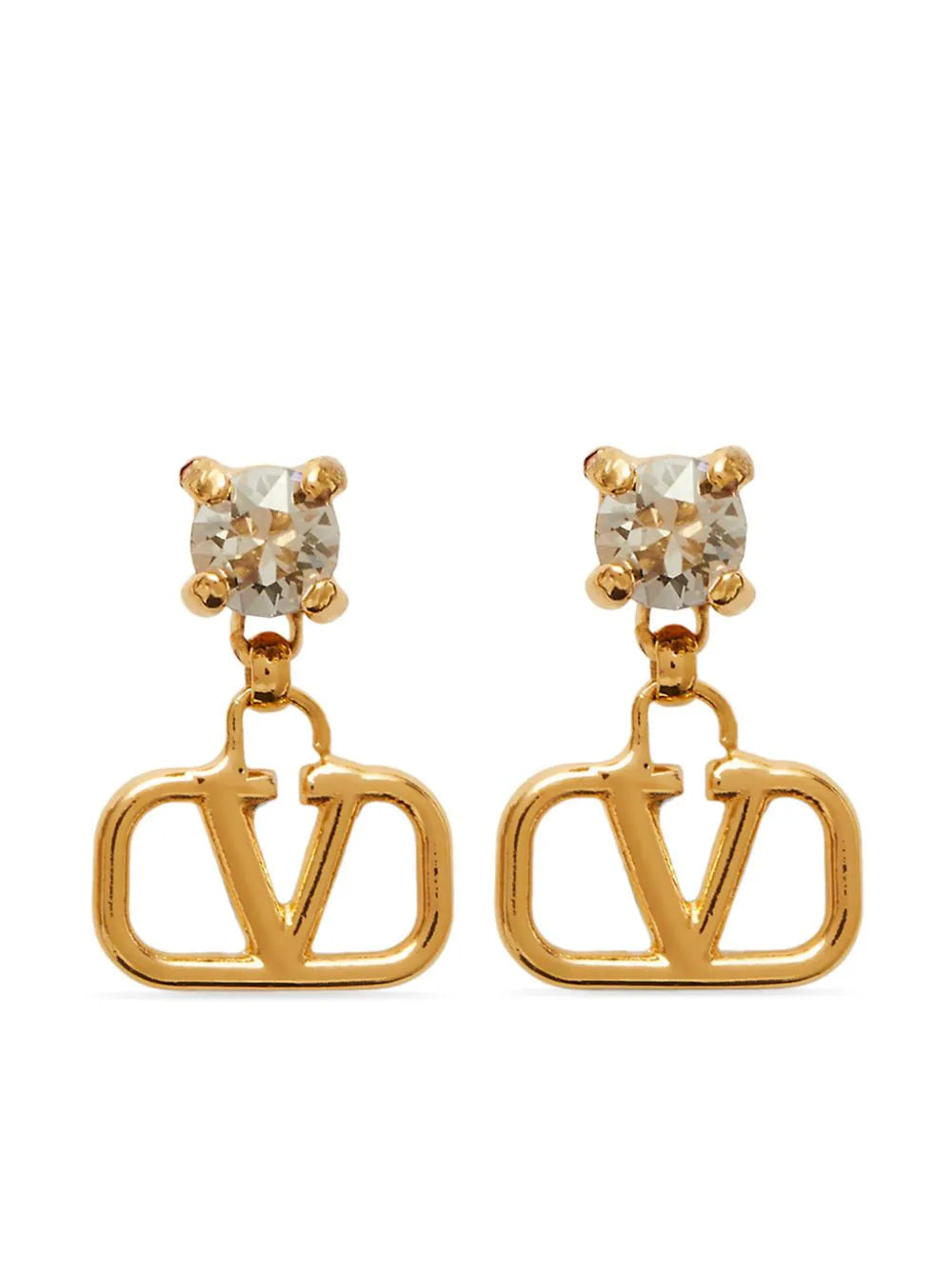 Valentino Garavani VLogo Signature crystal-embellished earrings