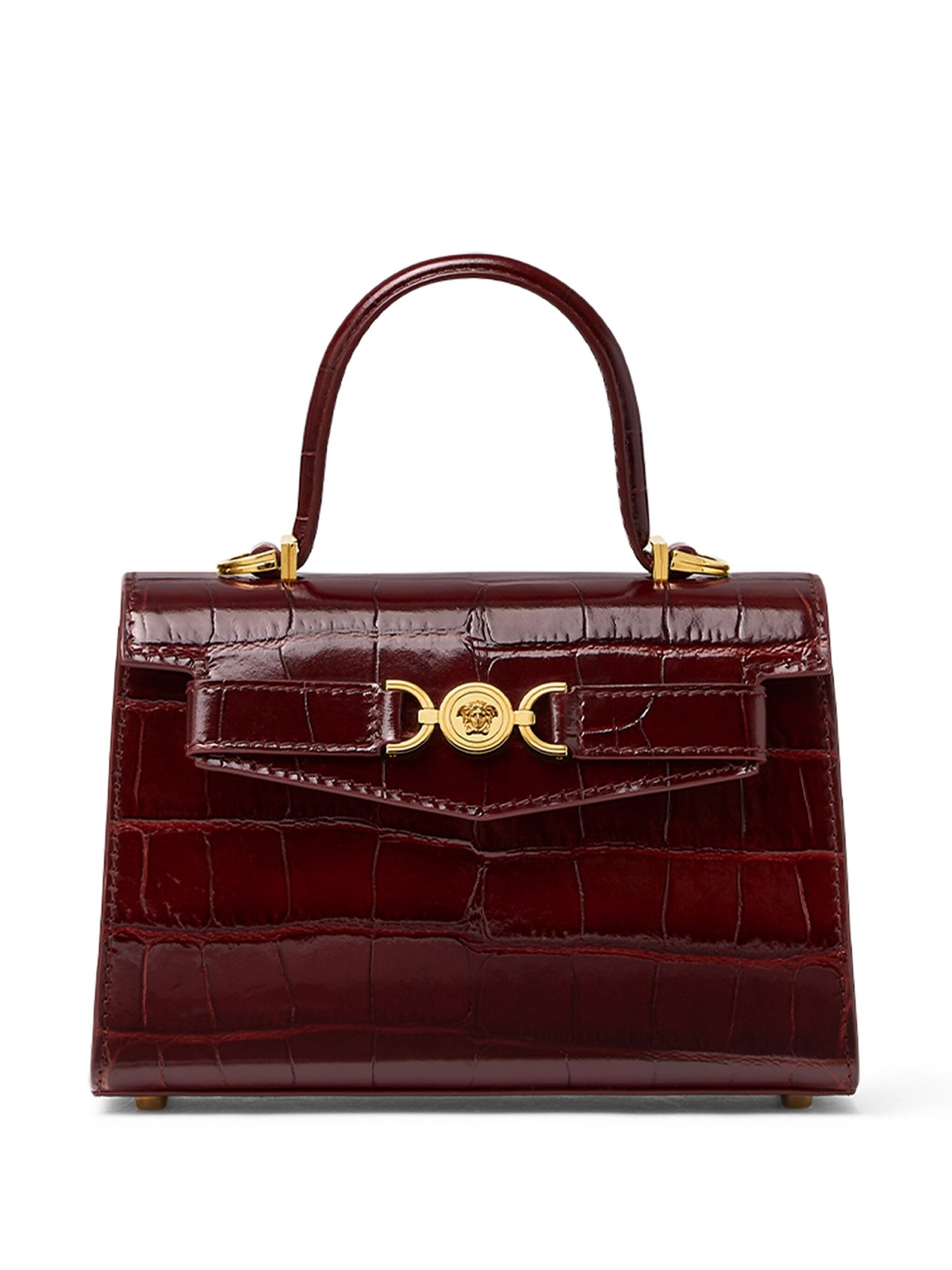 Versace small Medusa '95 crocodile-effect tote bag