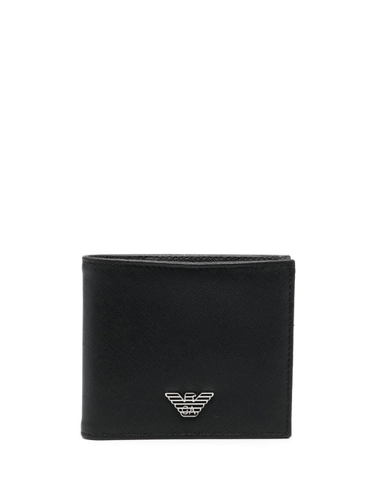 Emporio Armani Logo-plaque bi-fold wallet