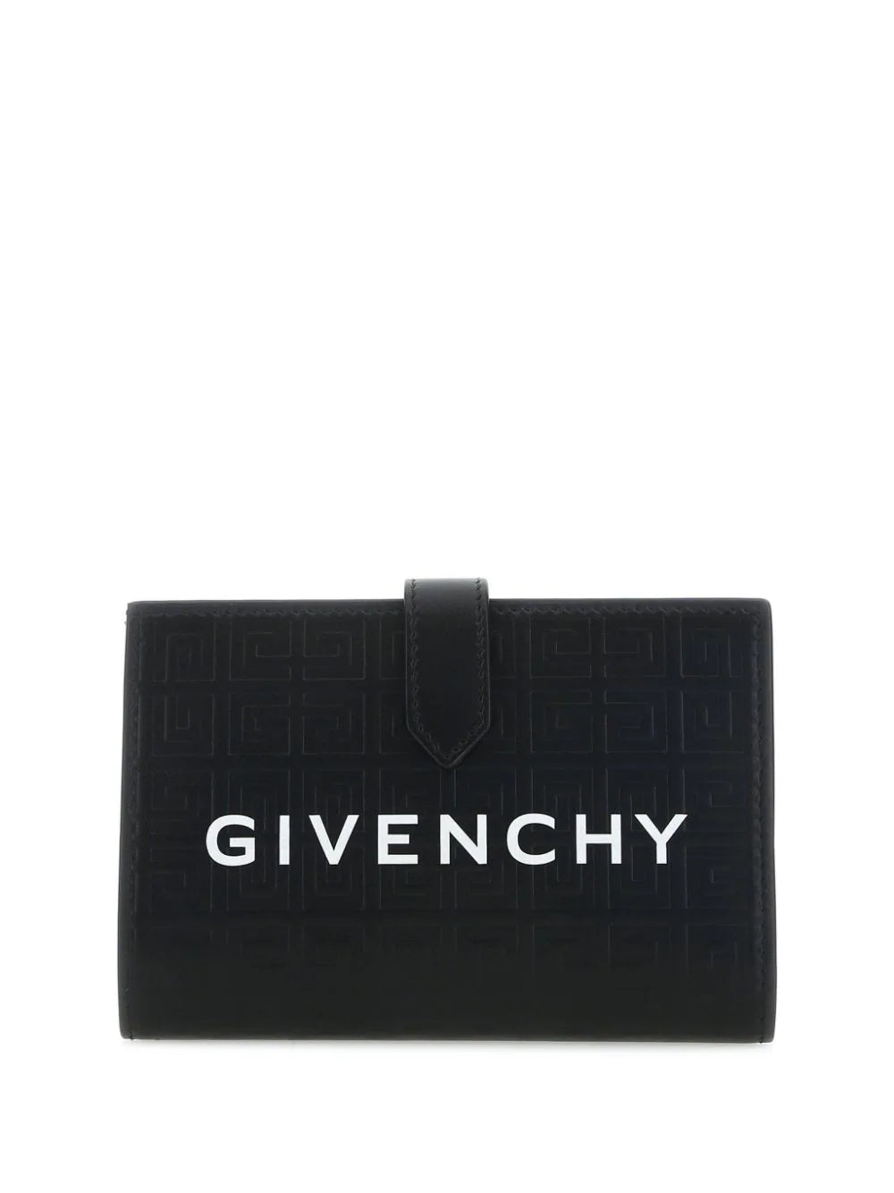 Givenchy logo-print embossed leather wallet