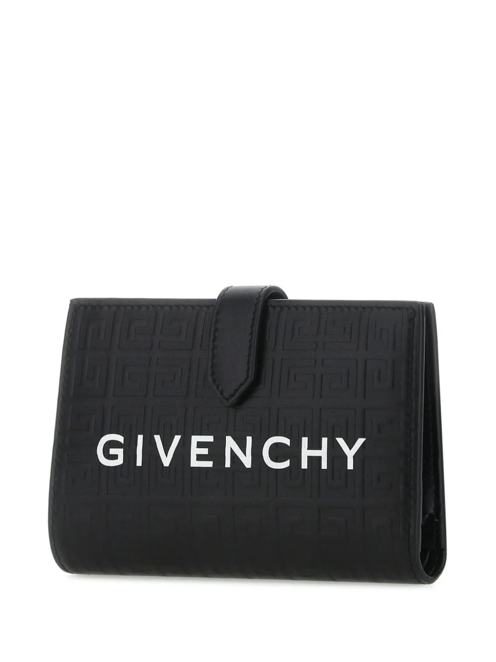 Givenchy logo-print embossed leather wallet