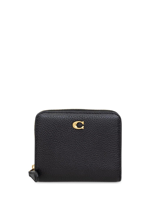 Coach Billfold pebbled-leather wallet