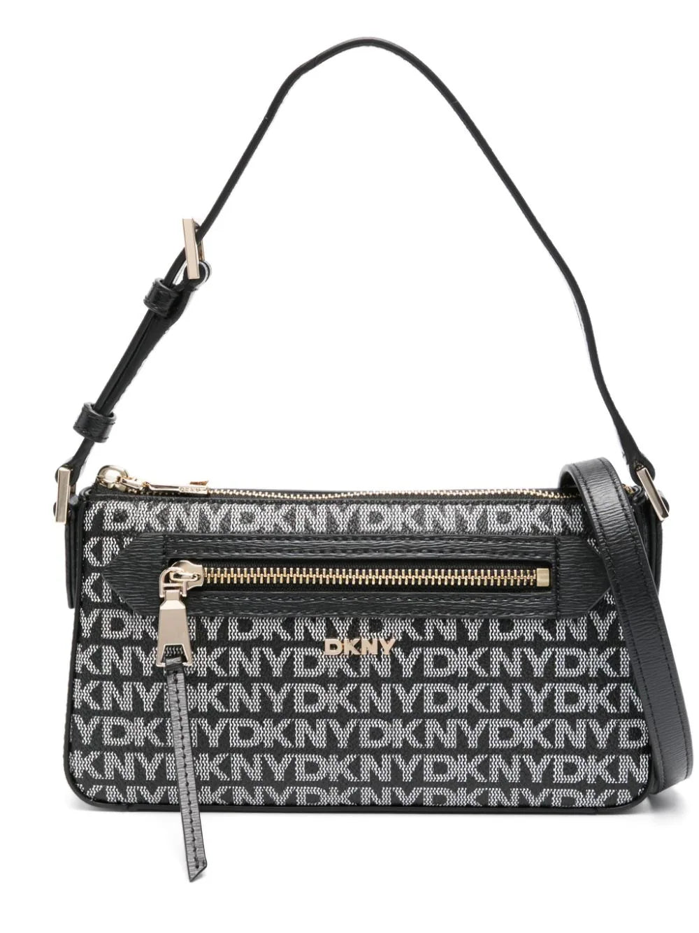 DKNY monogram-pattern shoulder bag