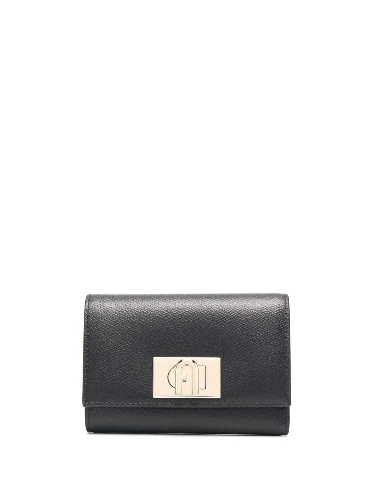 Furla 1927 grained-effect leather wallet